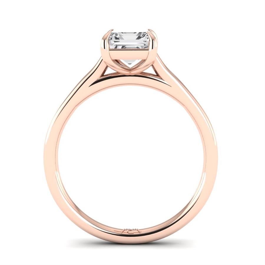 Solitaires Zyra Or Rose Oxyde de zirconium 2 ct