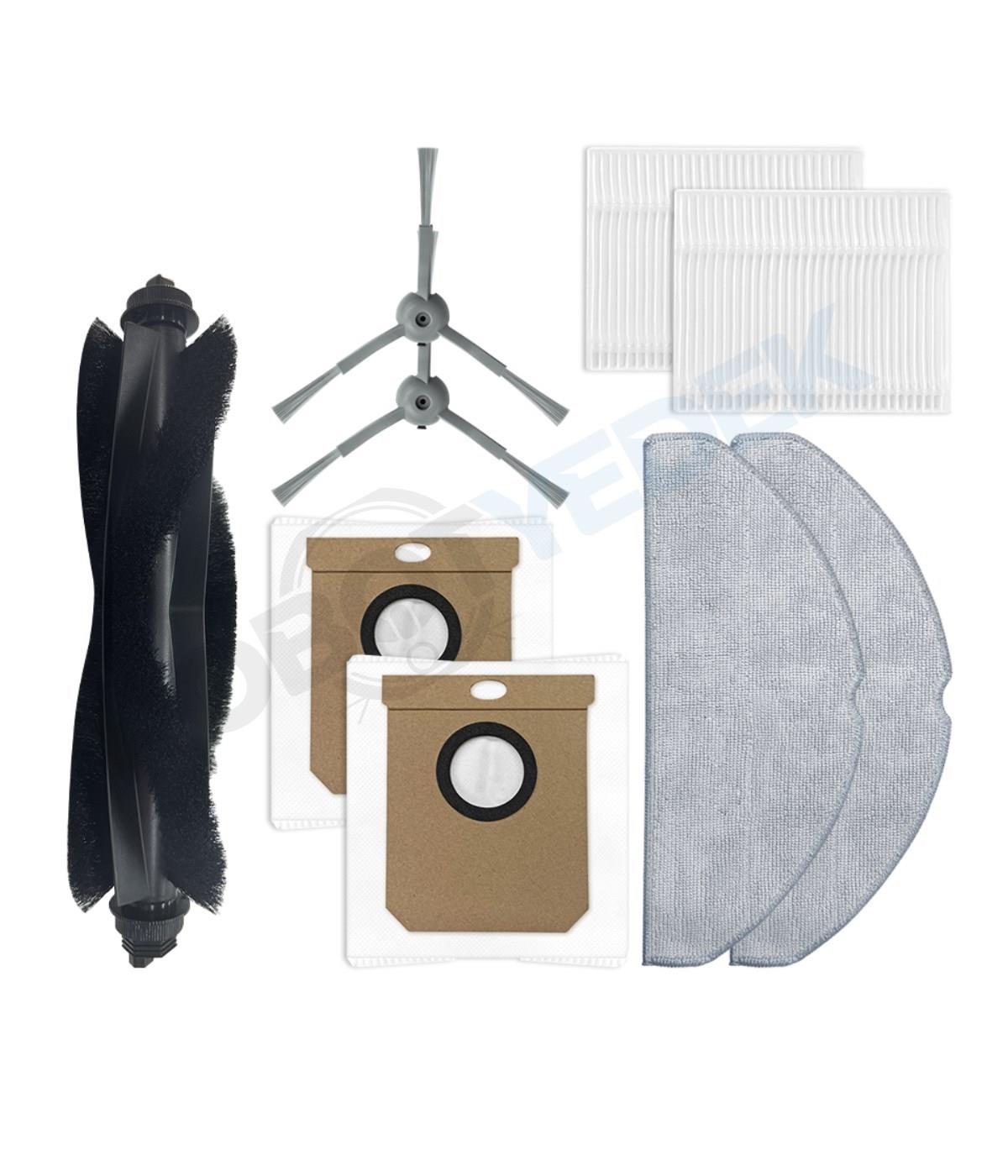 Anker Eufy G50 Hybrid Uyumlu Yenileme Seti Fırça Filtre Mop Toz Torbası 9 Parça