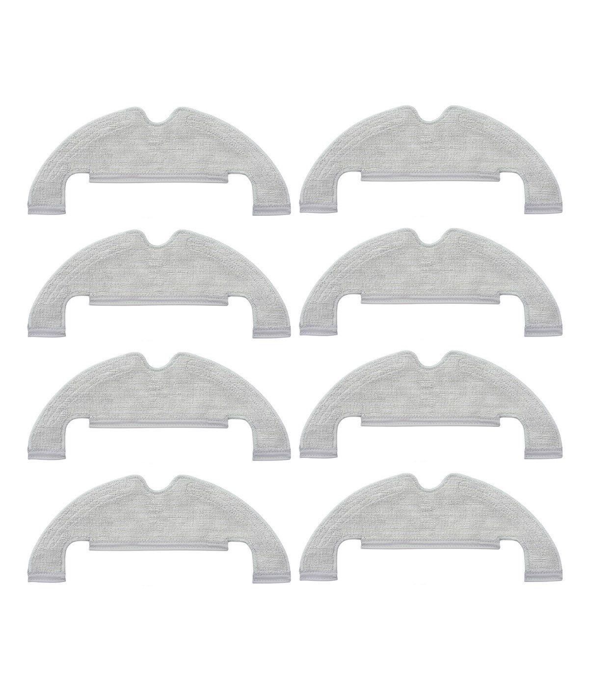 Dreame Bot D10 Plus Uyumlu 8 Adet Mop Fiber Paspas Bez