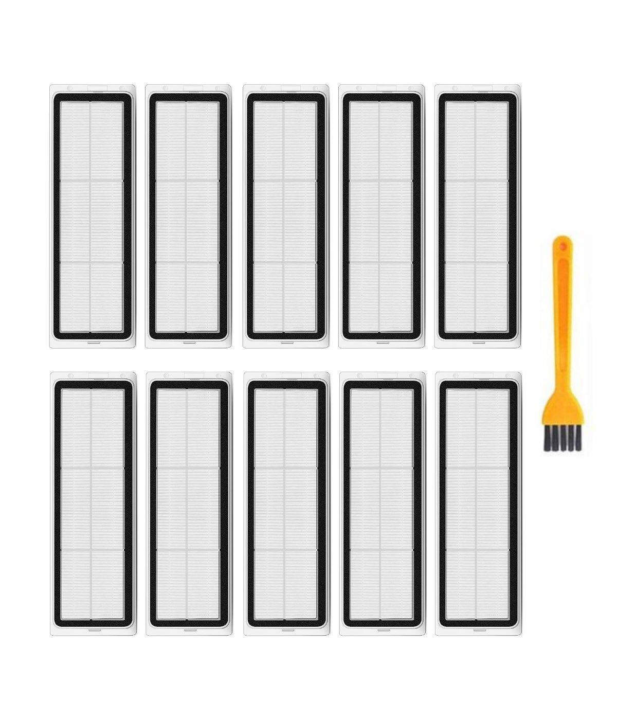Dreame Bot D10 Plus Uyumlu Yedek Hepa Filtre ve Temizleme Fırçası-11 Parça