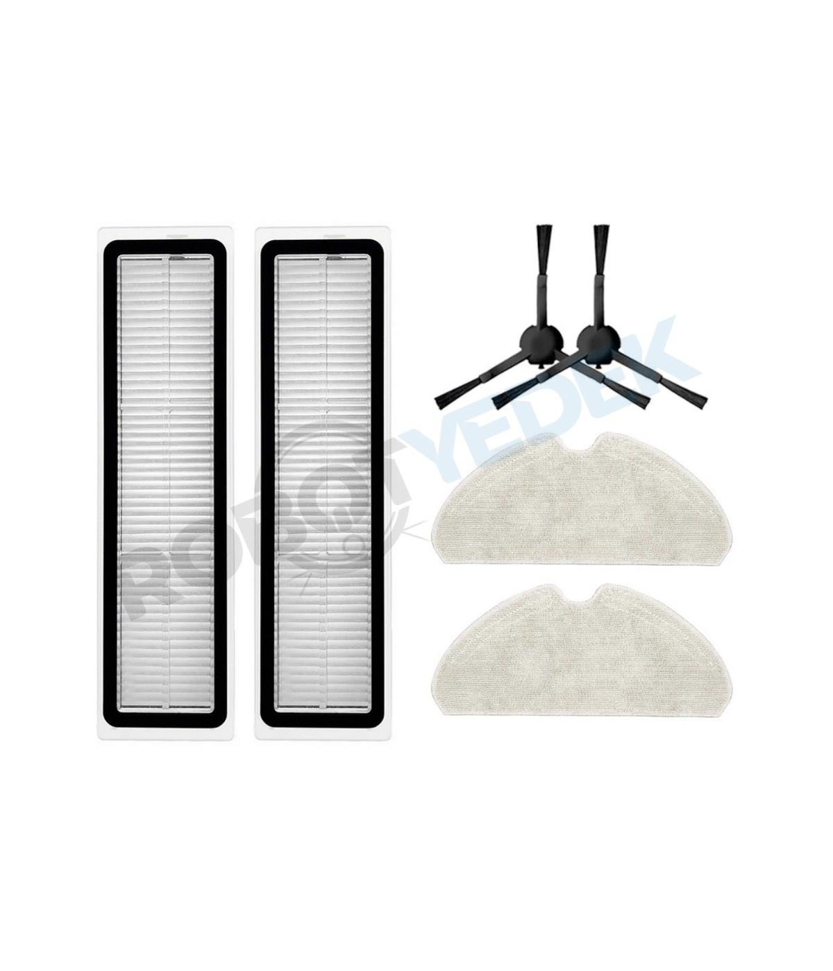 Dreame D10S D10S Pro Uyumlu Yedek Hepa Filtre Yan Fırça Mop-6 Parça