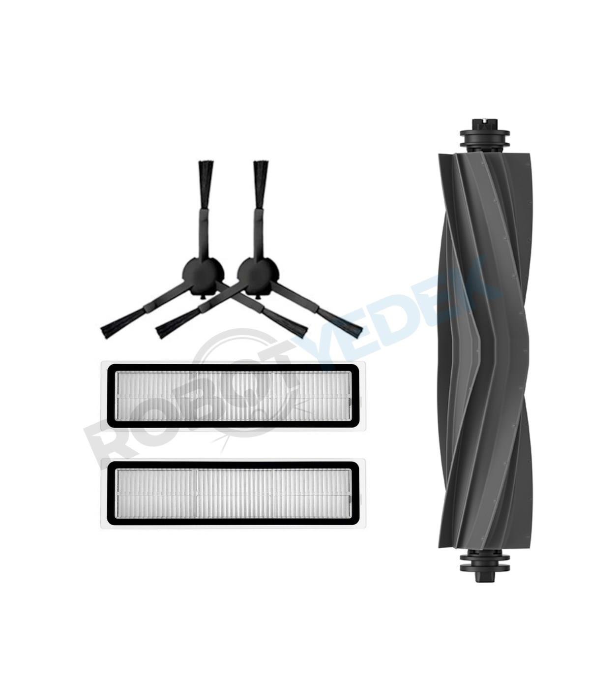 Dreame D10S D10S Pro Uyumlu Yedek Mopsuz Silikon Fırça Hepa Filtre Seti-5 Parça