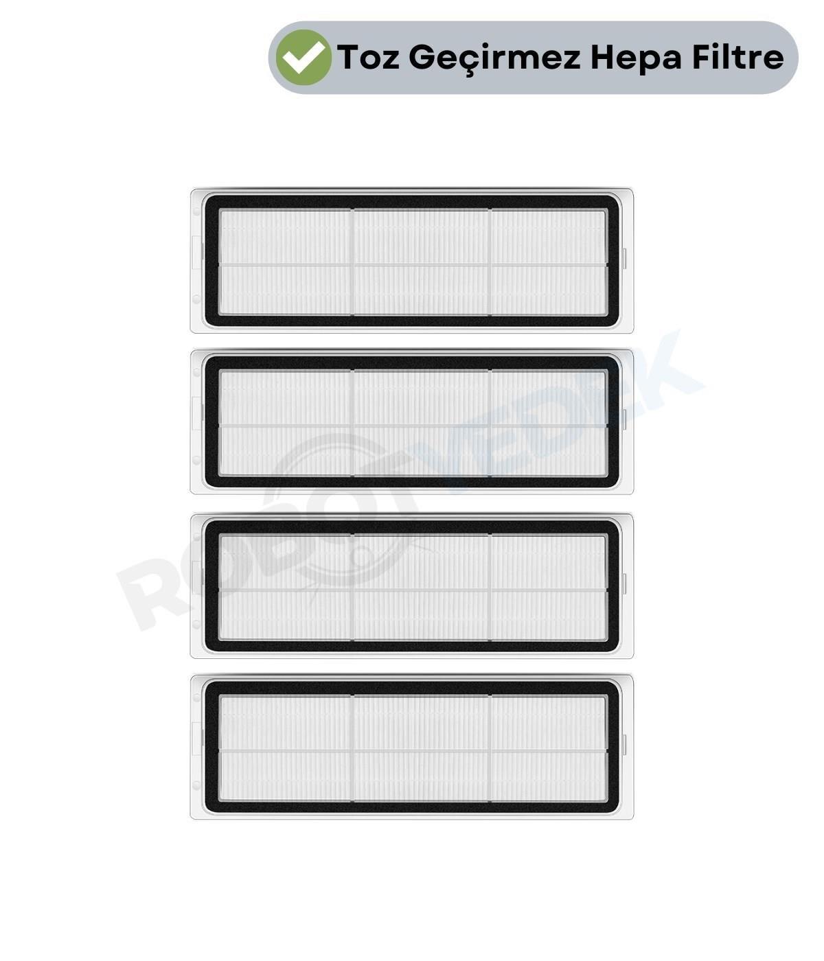 Dreame D10S Plus (RLS6AD) Uyumlu Yedek Hepa Filtre-4 Parça