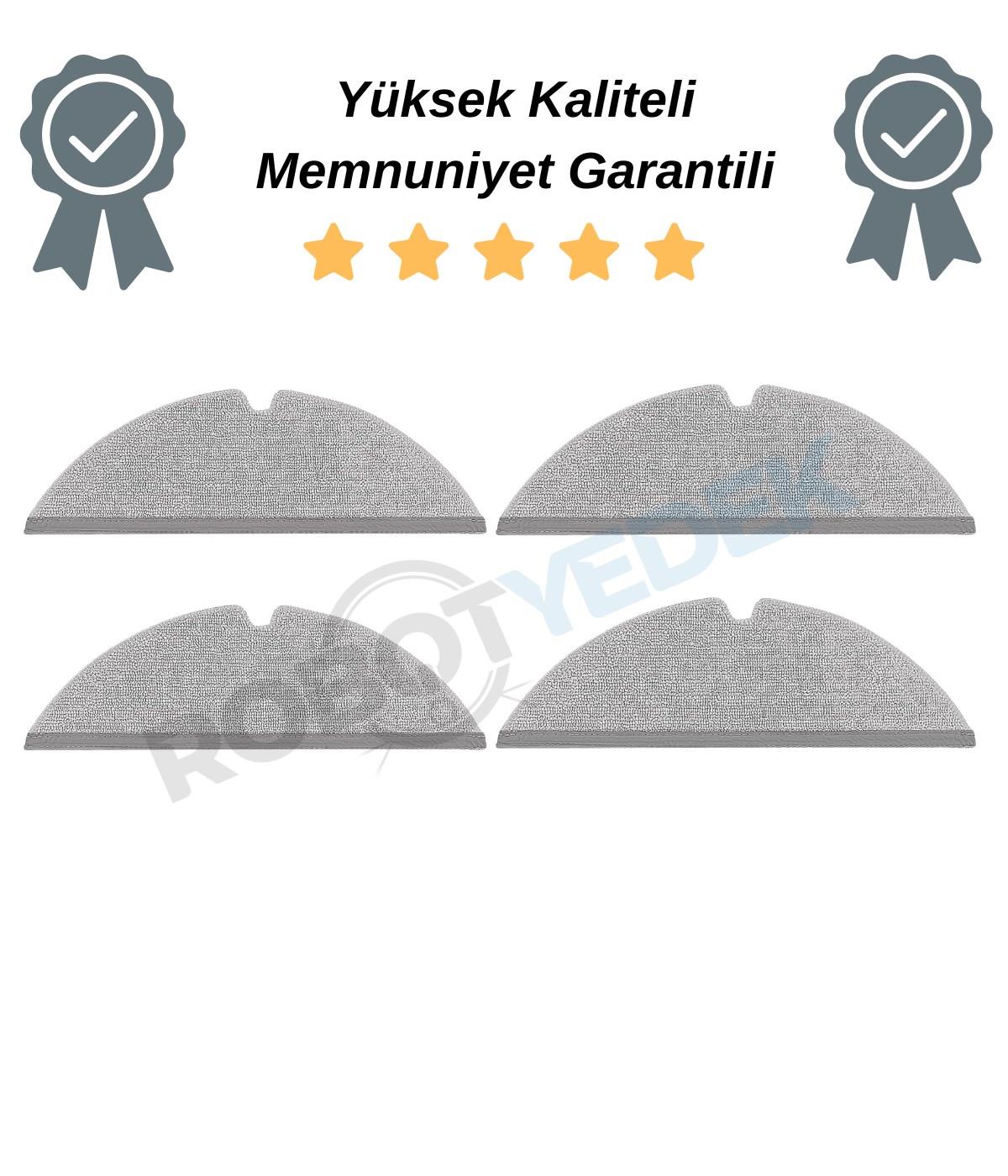 Dreame D20 (ULTRA DEĞİL) RLD35GA 4 Adet Mikrofiber Mop Bez