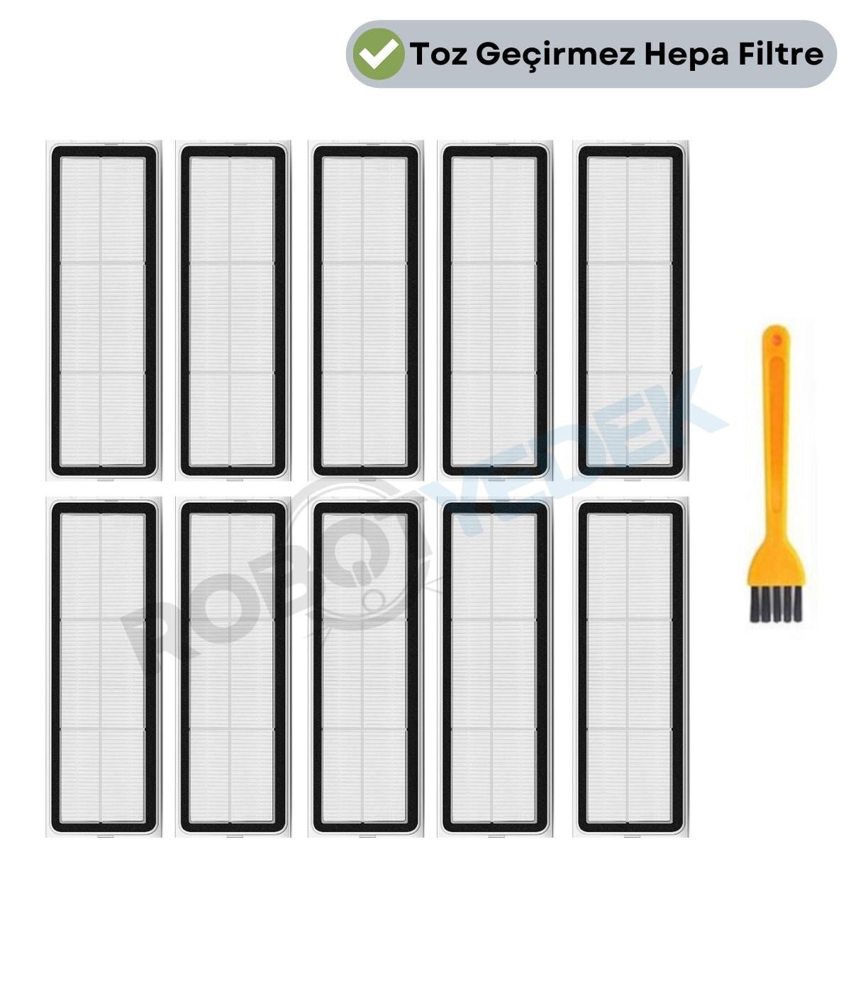 Dreame D20 (ULTRA DEĞİL) RLD35GA Hepa Filtre ve Temizleme Fırçası-11 Parça