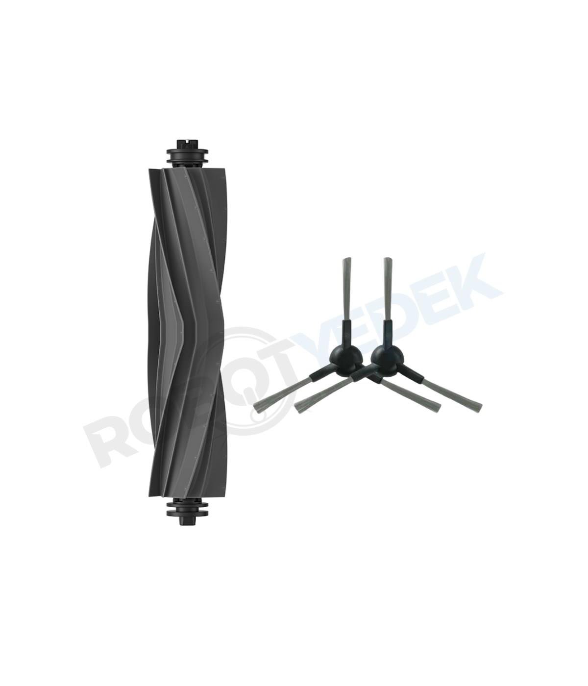 Dreame D20 Ultra Kauçuk Ana Fırça ve Yan Fırça-3 Parça