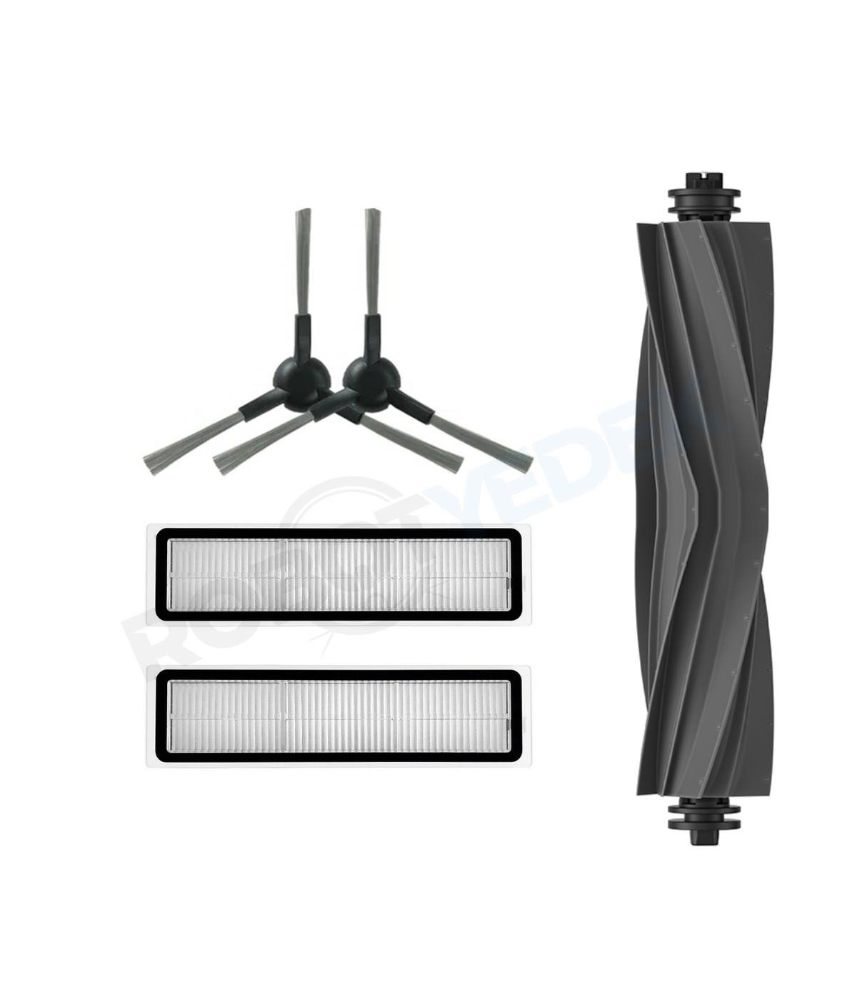 Dreame D9 Max Gen 2 Uyumlu Yedek Mopsuz Silikon Fırça Hepa Filtre Seti-5 Parça