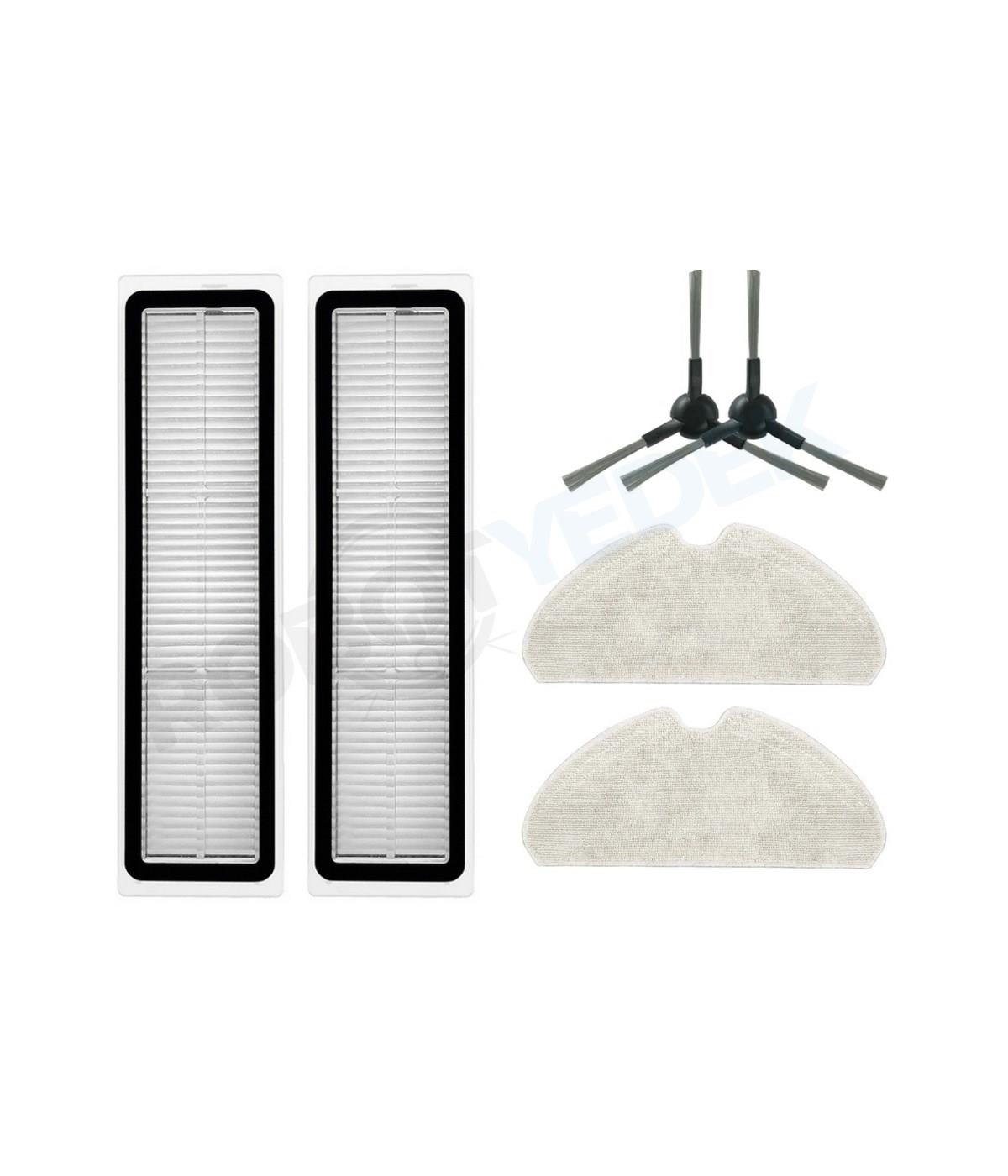 Dreame F10 (RLF11SA) Uyumlu Yedek Hepa Filtre Yan Fırça Mop-6 Parça