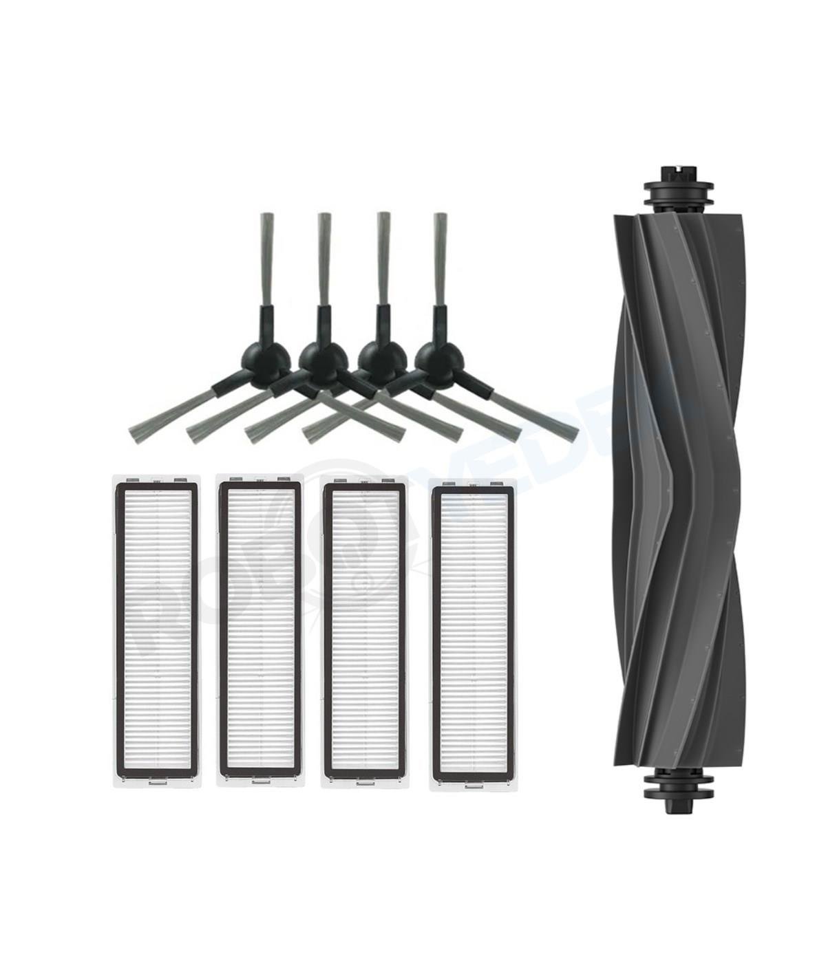 Dreame F10 (RLF11SA) Uyumlu Yedek Mopsuz Silikon Fırça Hepa Filtre Seti-9 Parça