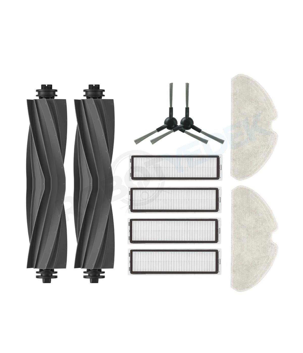 Dreame F10 (RLF11SA) Uyumlu Yedek Silikon Fırça Hepa Filtre Mop Seti-10 Parça