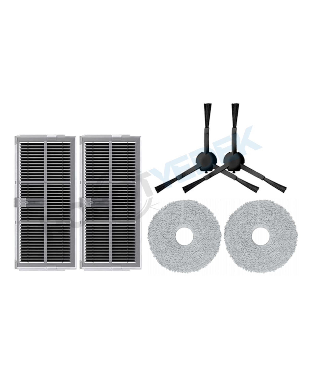 Dreame L10S Pro Ultra Hepa Filtre Yan Fırça Mop-6 Parça