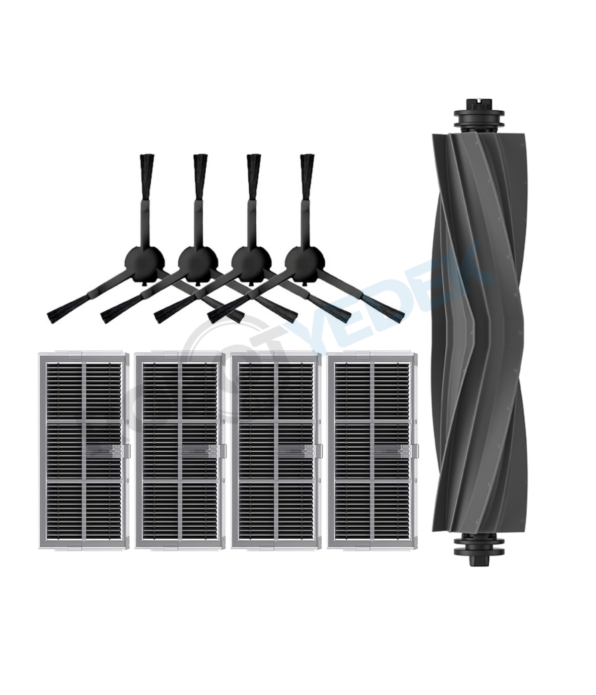 Dreame L10S Pro Ultra Mopsuz Kauçuk Fırça Hepa Filtre Seti-9 Parça