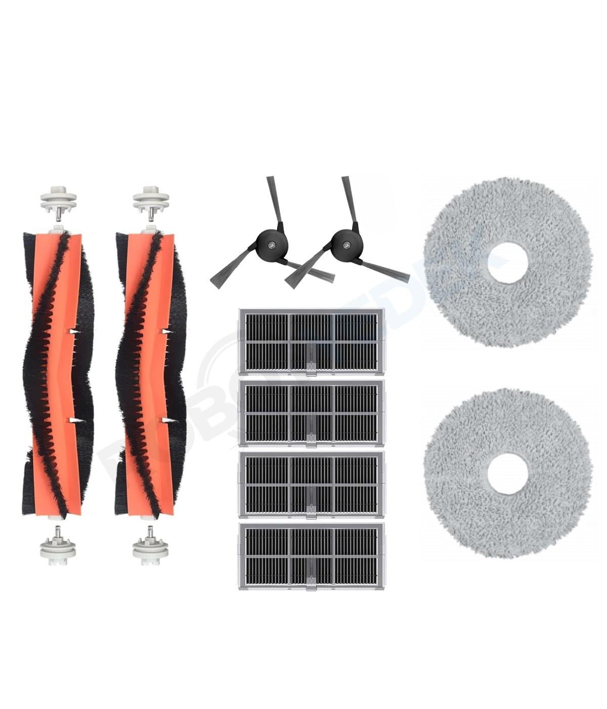 Dreame L40 Ultra Uyumlu Fırça Hepa Filtre Mop Seti-10 Parça