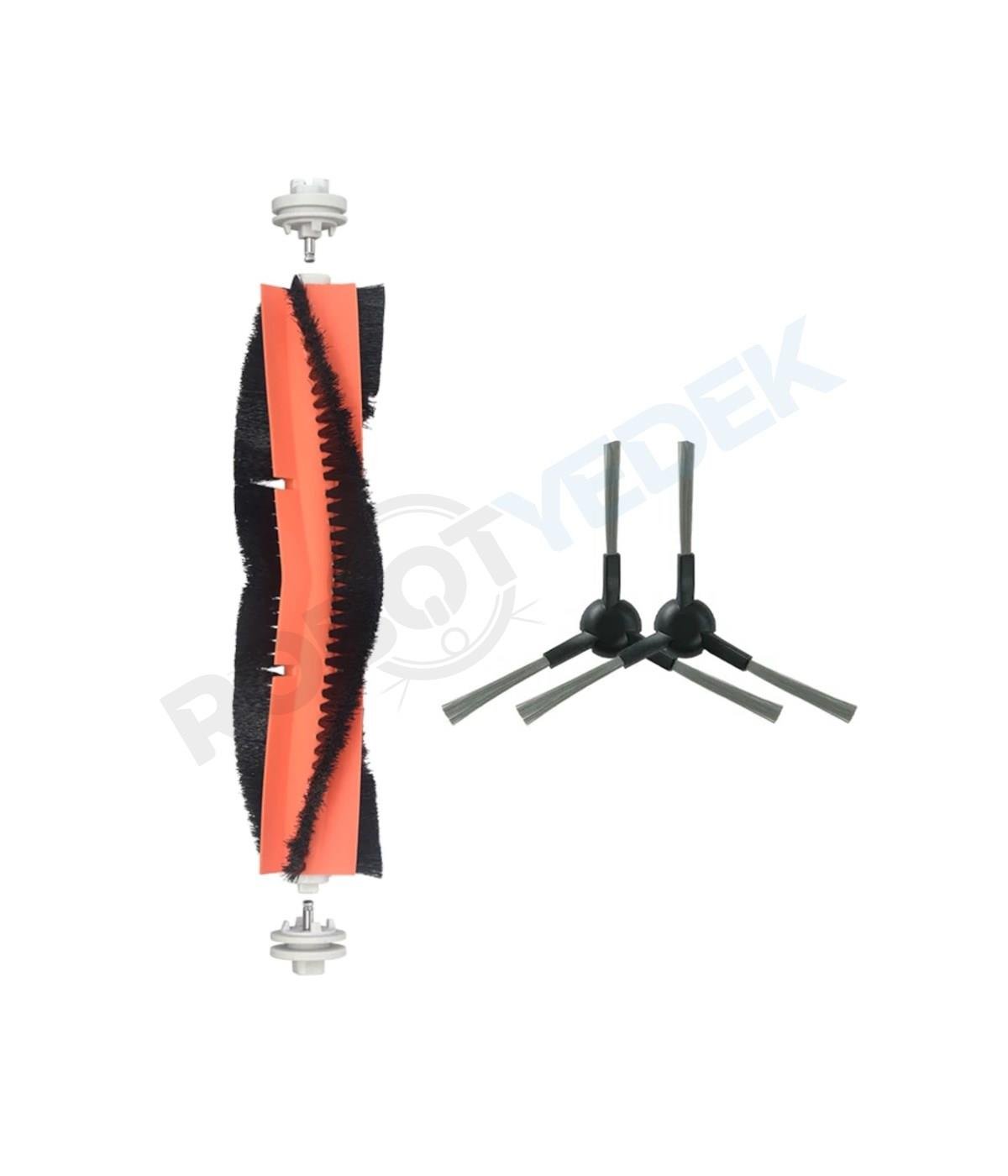 Dreame X30 Ultra Uyumlu Ana Fırça ve Yan Fırça-3 Parça