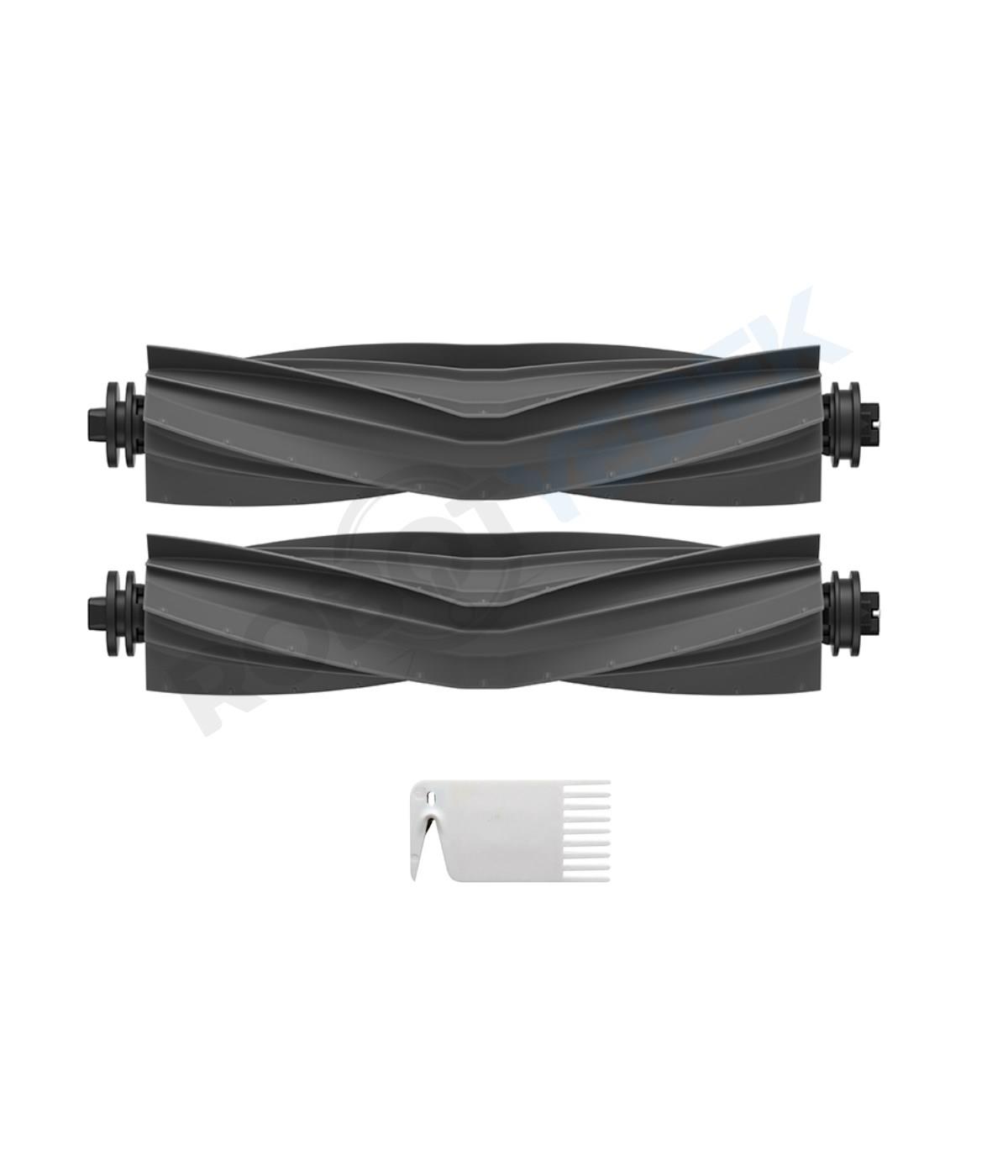 Dreame X30 Ultra Uyumlu Kauçuk Ana Fırça ve Temizleme Tarağı-3 Parça