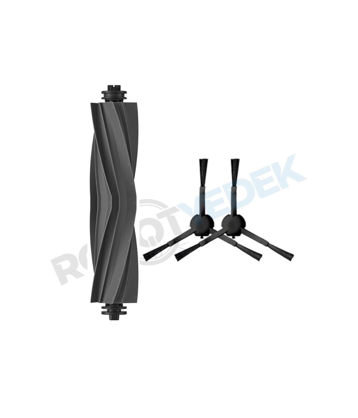 Dreame X40 Master Kauçuk Ana Fırça ve Yan Fırça-3 Parça