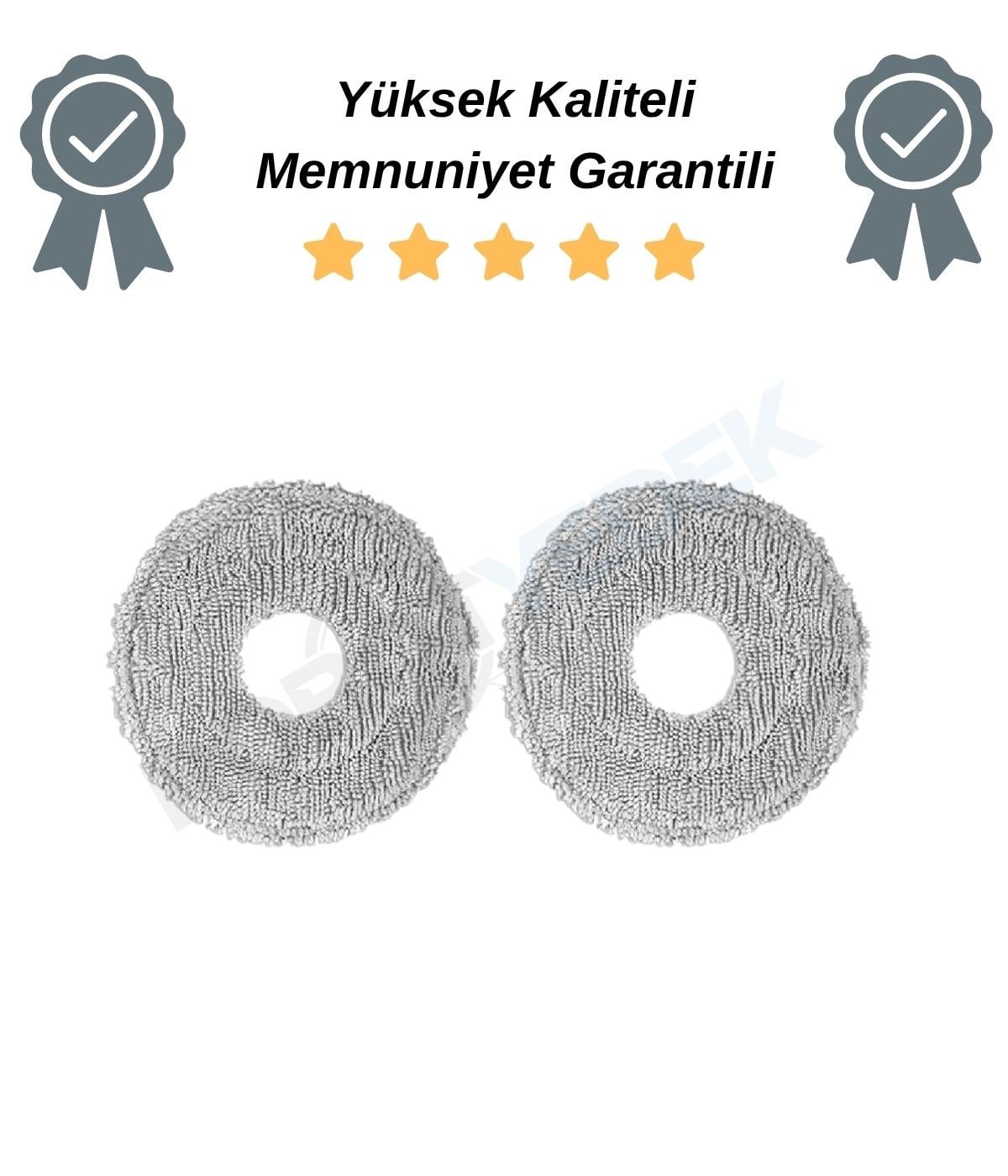Dreame X50 Ultra (RLX85CE) Uyumlu Mikrofiber Mop Bez 2 Adet 