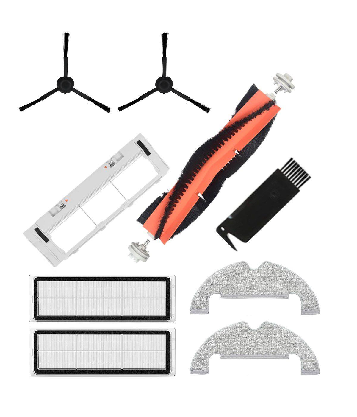 Dreame Z10 Pro Uyumlu Yedek Fırça Filtre Mop Fırça Kapağı Seti-9 Parça