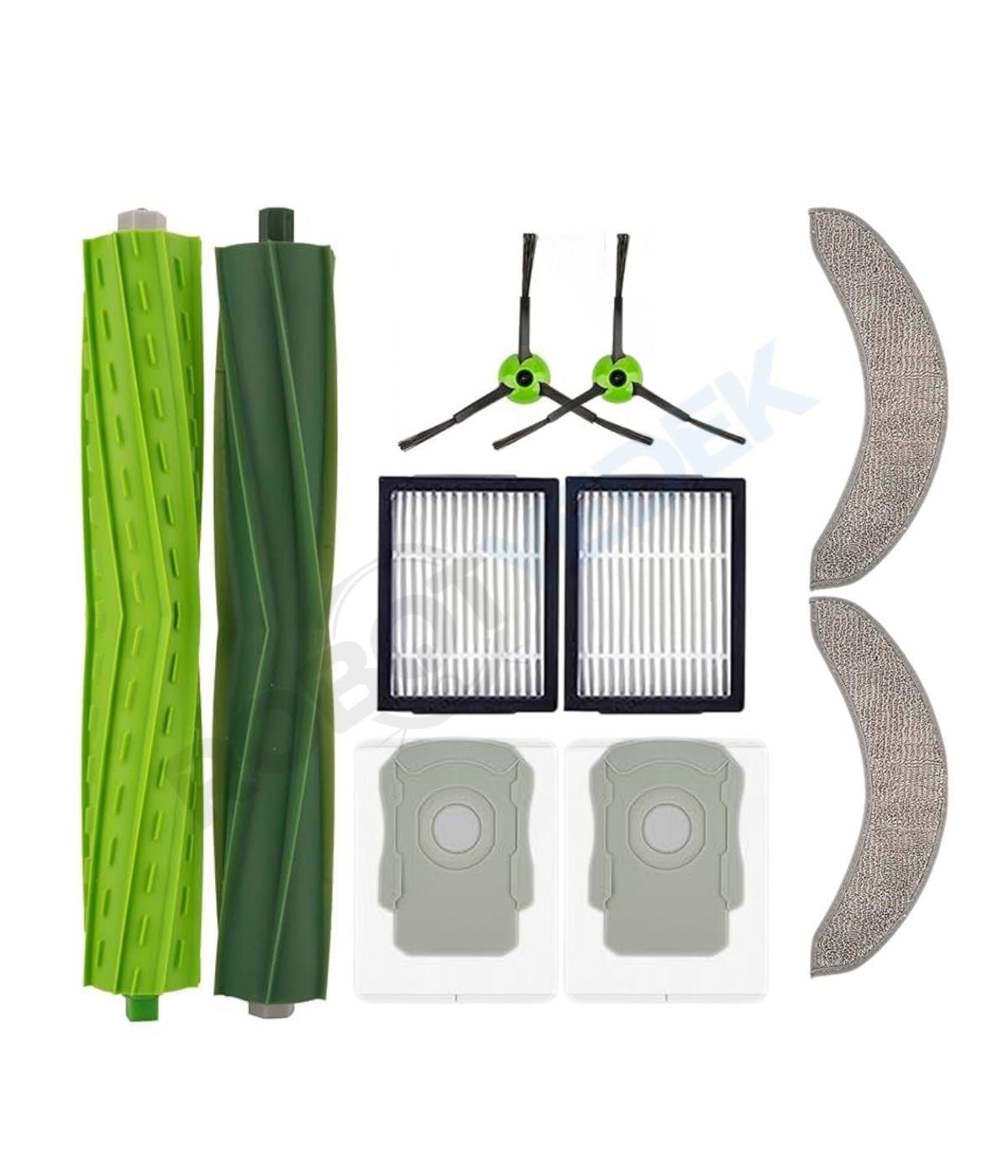 iRobot Roomba Combo J7+ Plus Uyumlu Ana Fırça, Hepa Filtre, Yan Fırça, Mop, Toz Torbası 9 Parça