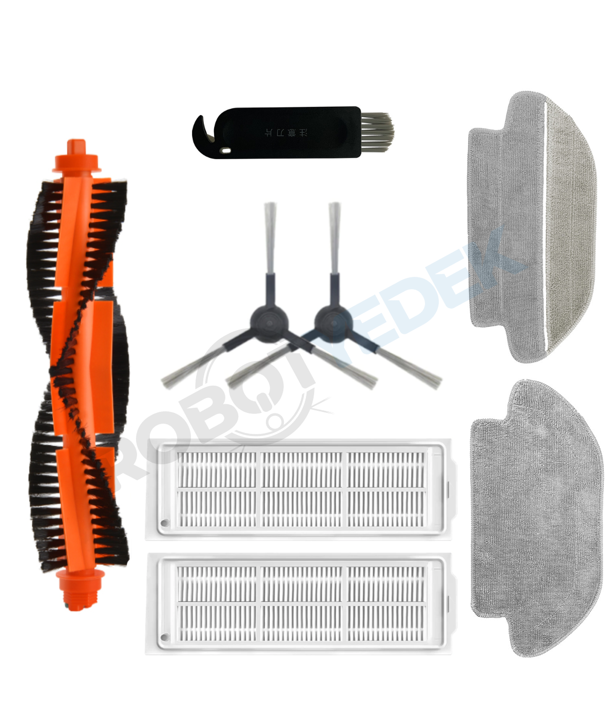 Karcher RCV 3 Uyumlu Yedek Fırça Hepa Filtre Mop Seti-8 Parça