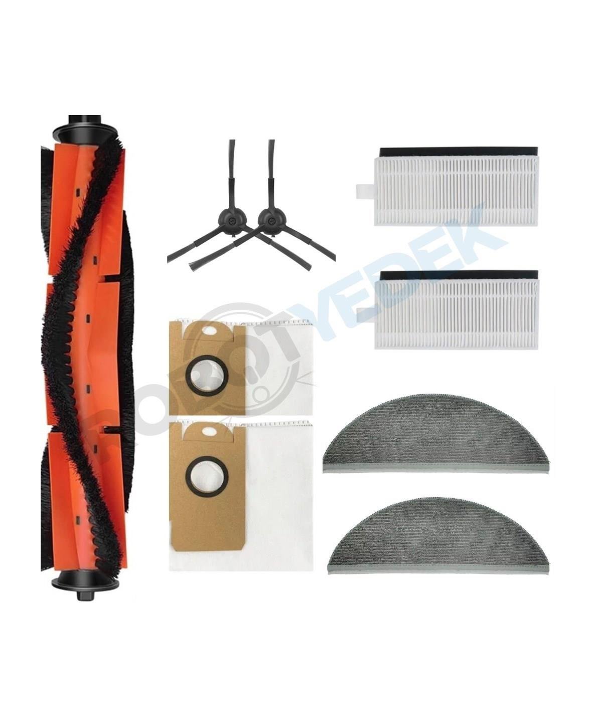Lydsto R1 Pro Uyumlu Yedek Fırça Hepa Filtre Toz Torba  Mop Seti-9 Parça