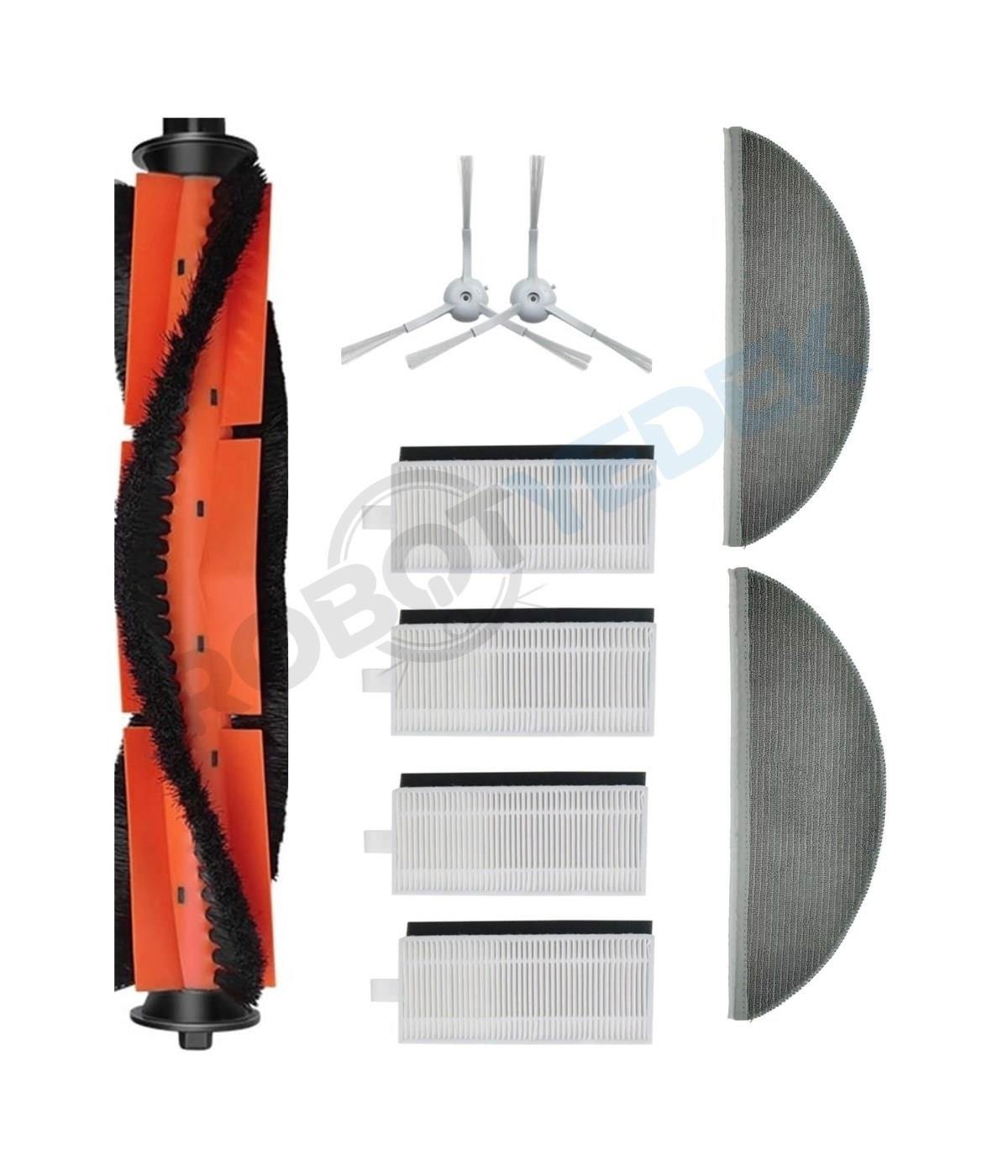 Lydsto R1 Pro Uyumlu Yedek Fırça Hepa Filtre Mop Seti-9 Parça