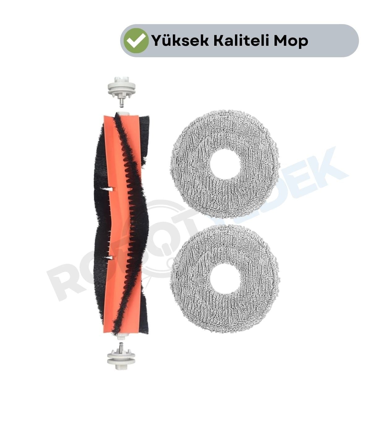 Mova E40 Ultra Uyumlu Ana Fırça ve Mop-3 Parça
