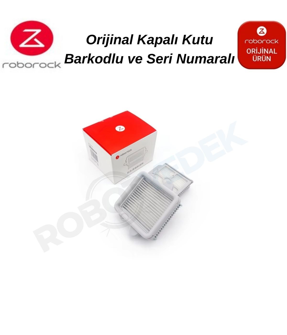 Roborock F25 Steam Orijinal Hepa Filtre - 2 Adet
