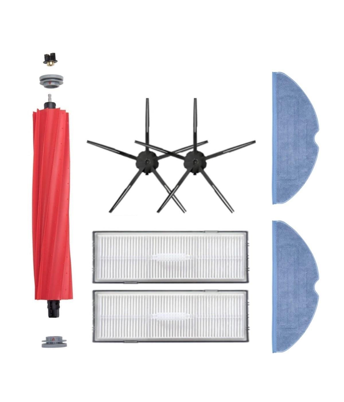 Roborock G10 Uyumlu Yedek Fırça Hepa Filtre Mop Seti-7 Parça