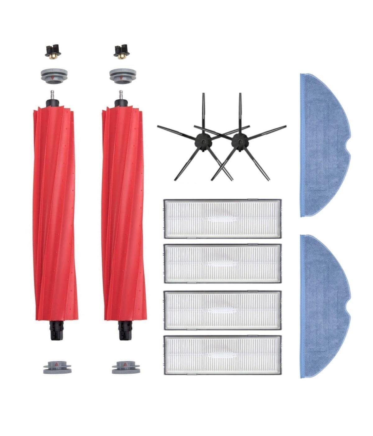 Roborock G10 Uyumlu Yedek Fırça Hepa Filtre Mop Seti-11 Parça