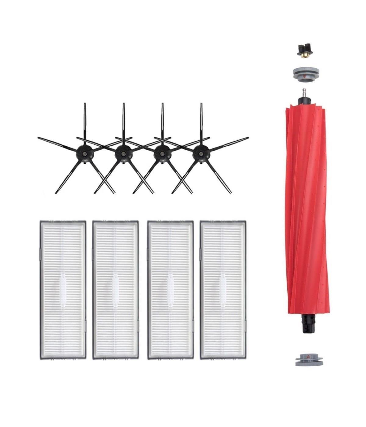 Roborock G10 Uyumlu Yedek Mopsuz Fırça Hepa Filtre Seti-9 Parça