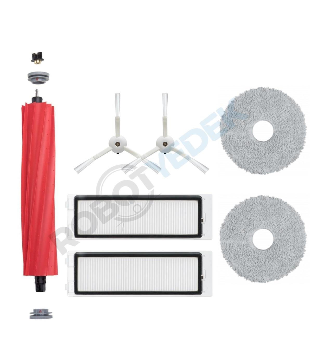 Roborock Q Revo Beyaz Uyumlu Fırça Hepa Filtre Mop Seti-7 Parça