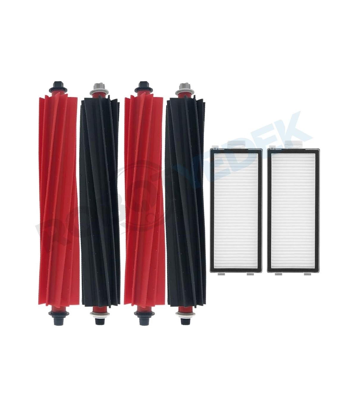 Roborock Q Revo Master Uyumlu Ana Fırça ve Hepa Filtre-4 Parça