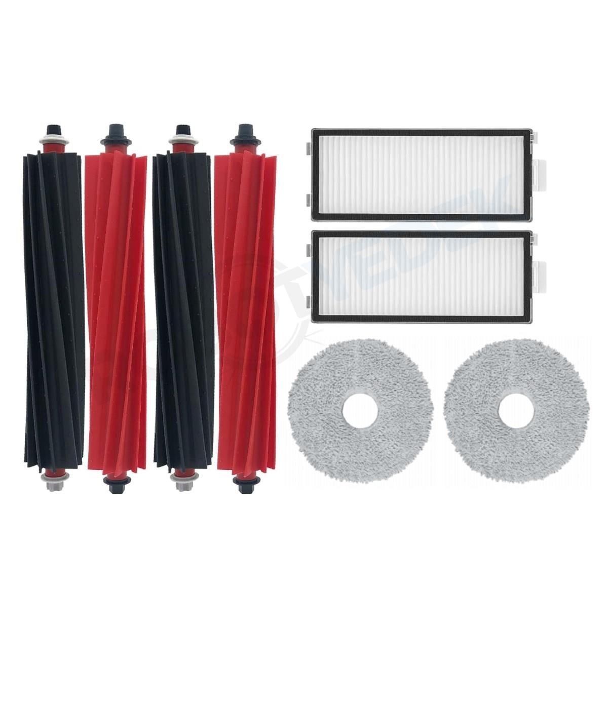Roborock Q Revo Master Uyumlu Fırça Hepa Filtre Mop Seti-6 Parça