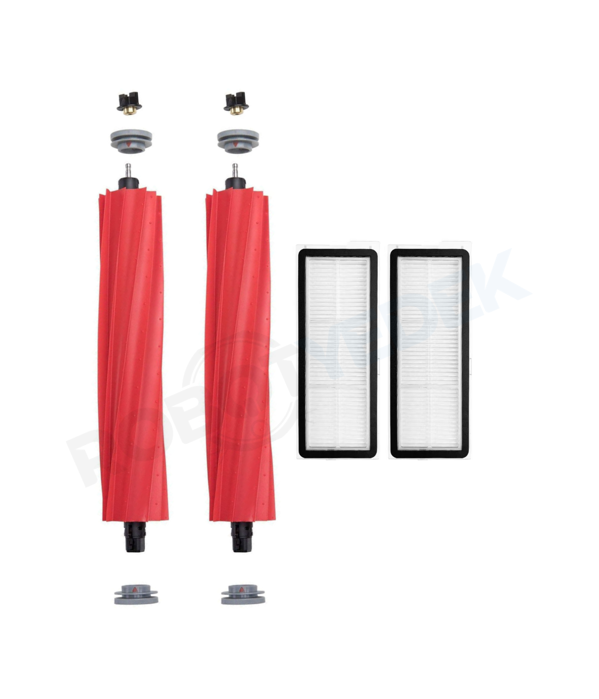 Roborock Q Revo Pro Uyumlu Ana Fırça ve Hepa Filtre-4 Parça