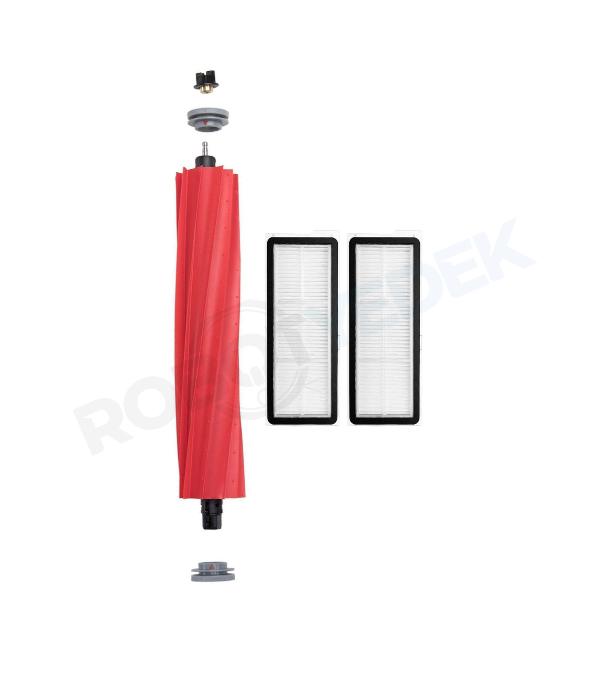 Roborock Q Revo S Uyumlu Ana Fırça ve Hepa Filtre-3 Parça