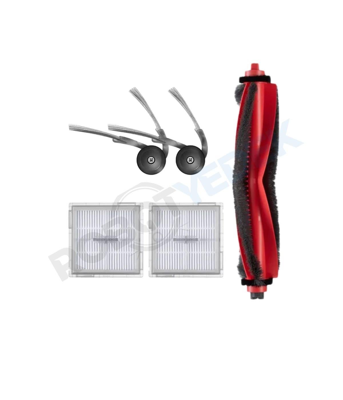 Roborock Q8 Max Pro (2025 Model!) Uyumlu Mopsuz Fırça Hepa Filtre Seti-5 Parça