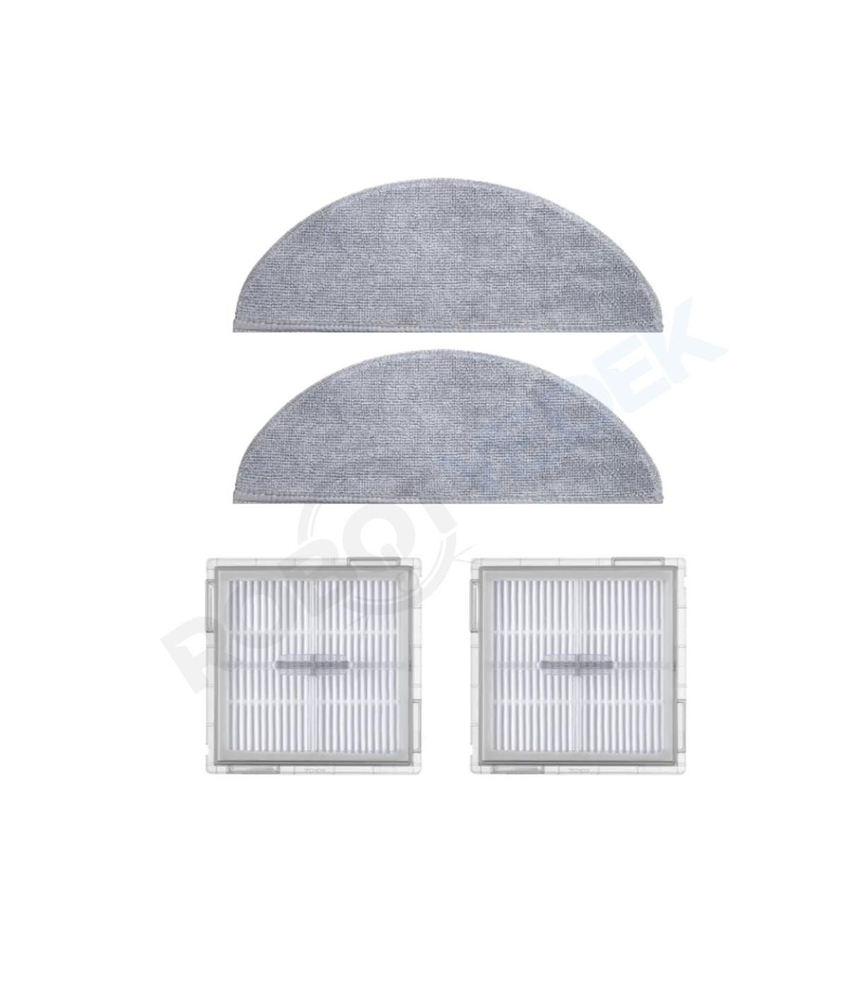 Roborock Q8 Max Pro (2025 Model!) Uyumlu Mop ve Hepa Filtre-4 Parça