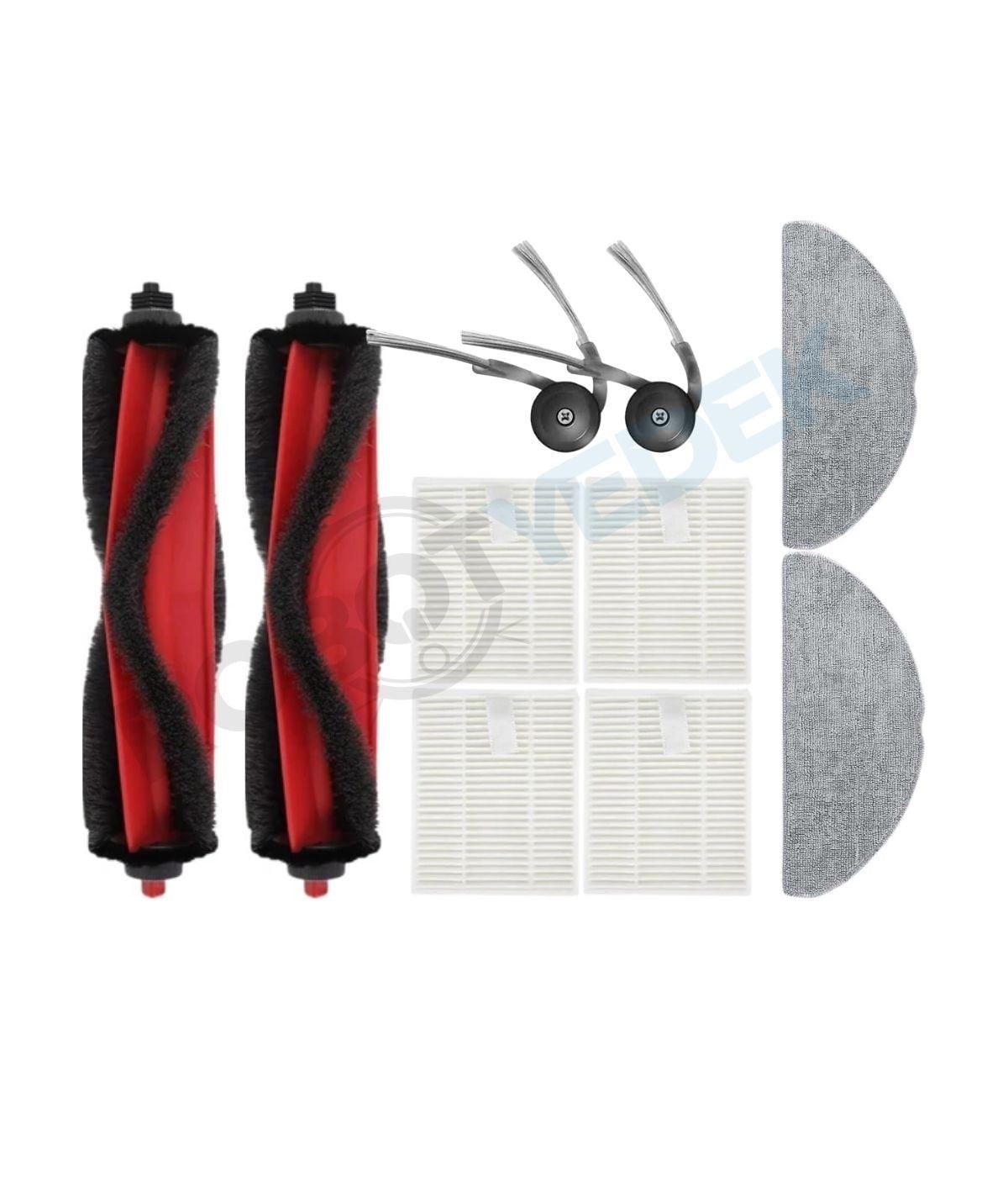 Roborock Q8 ve Q8 Plus RRA0TCP (MAX-PRO DEĞİL!!) Uyumlu Ana Fırça Hepa Filtre Mop bez Yan Fırça-10