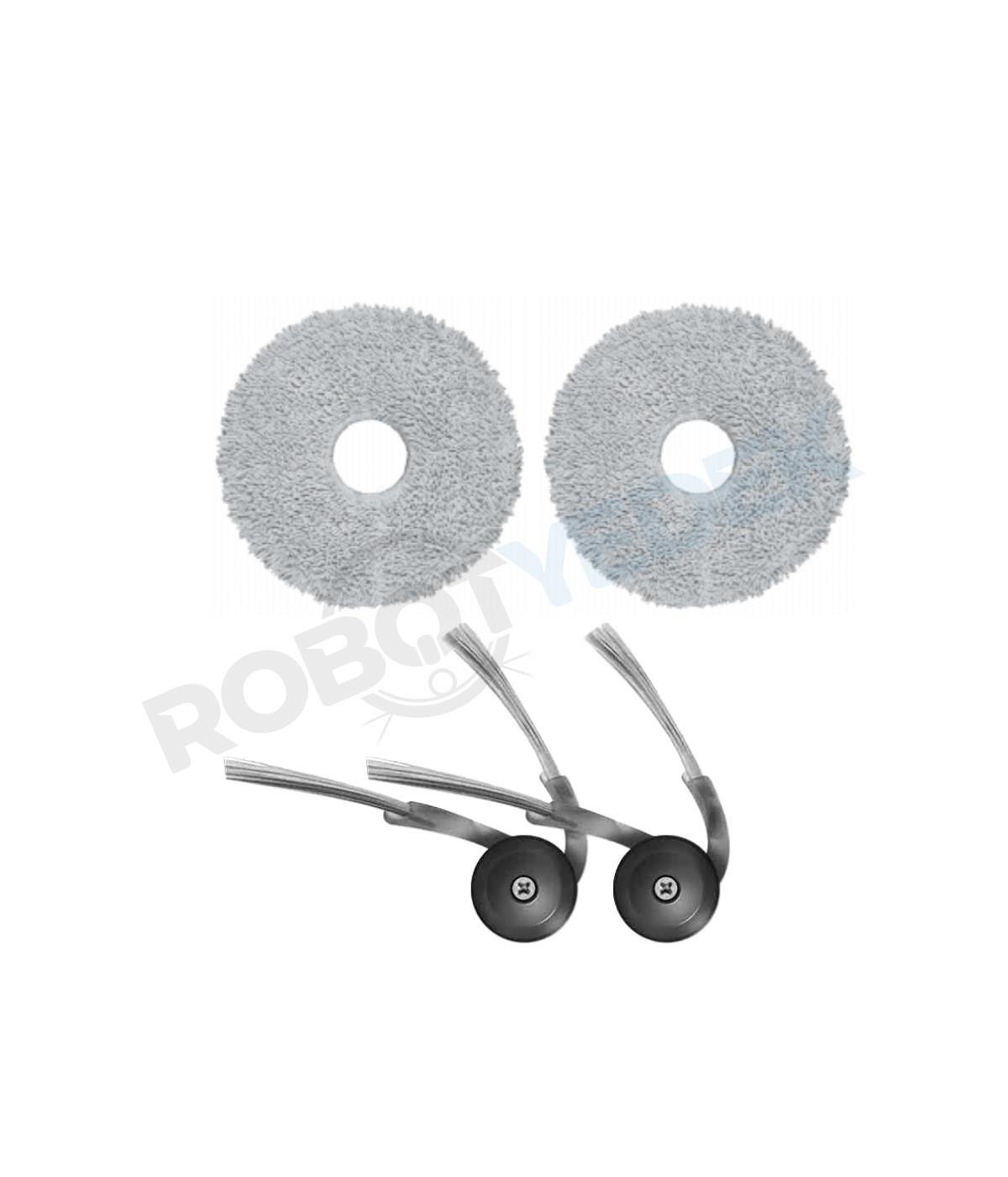 Roborock QRevo C Uyumlu Mop ve Yan Fırça-4 Parça