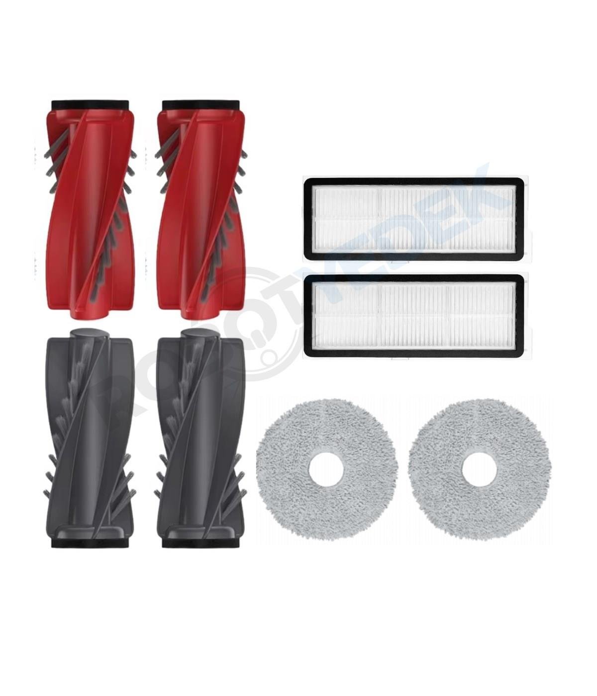Roborock QRevo Curv 5A1 Uyumlu Fırça Hepa Filtre Mop Seti-6 Parça