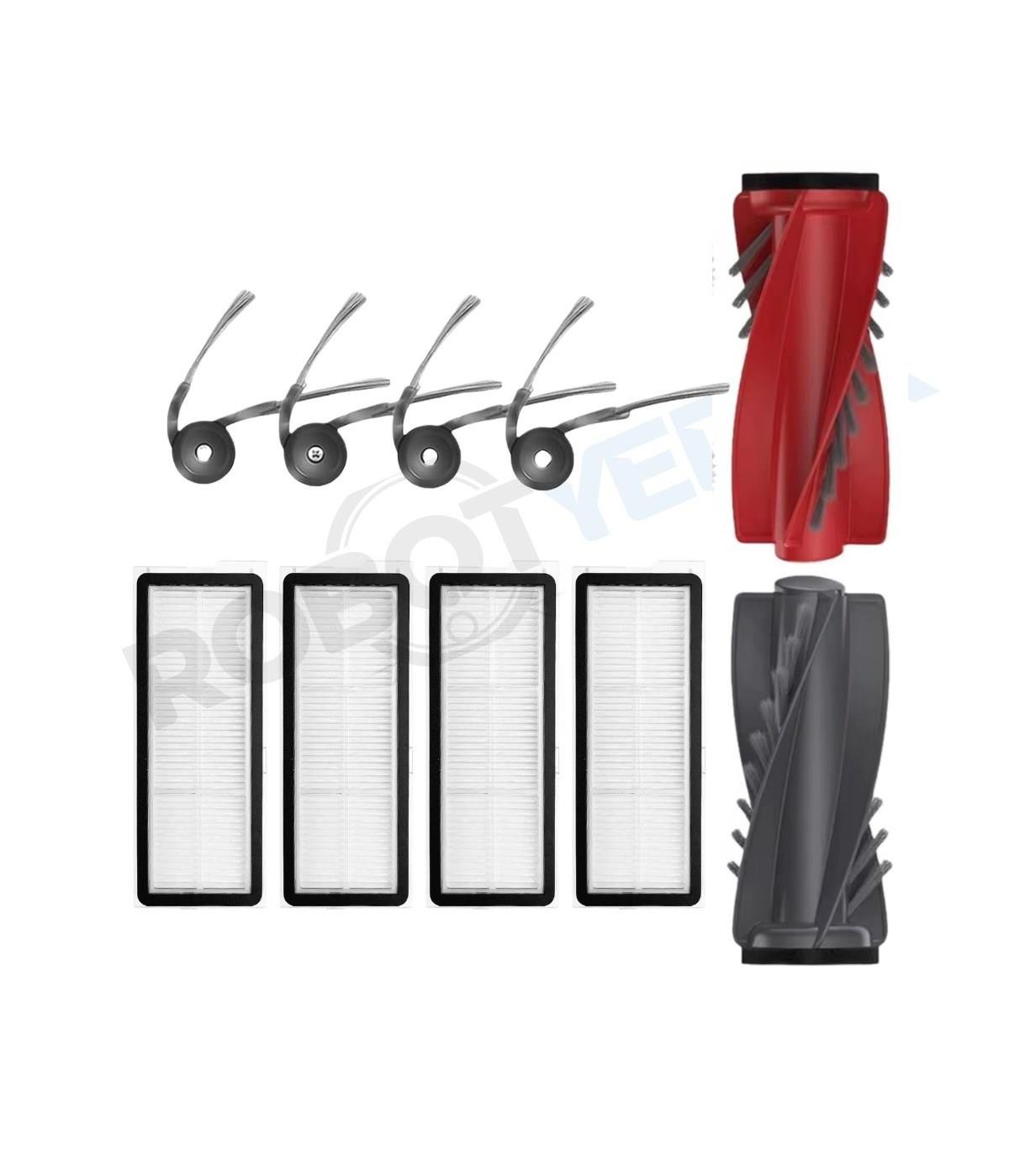 Roborock QRevo Curv 5A1 Uyumlu Mopsuz Fırça Hepa Filtre Seti-9 Parça