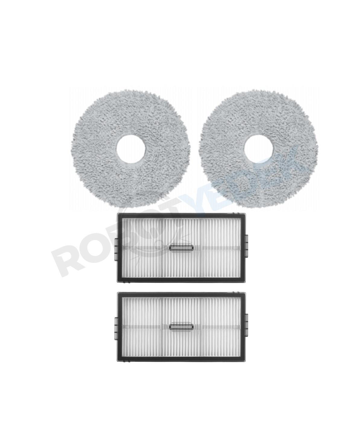 Roborock QRevo CurvX Uyumlu Mop ve Hepa Filtre-4 Parça
