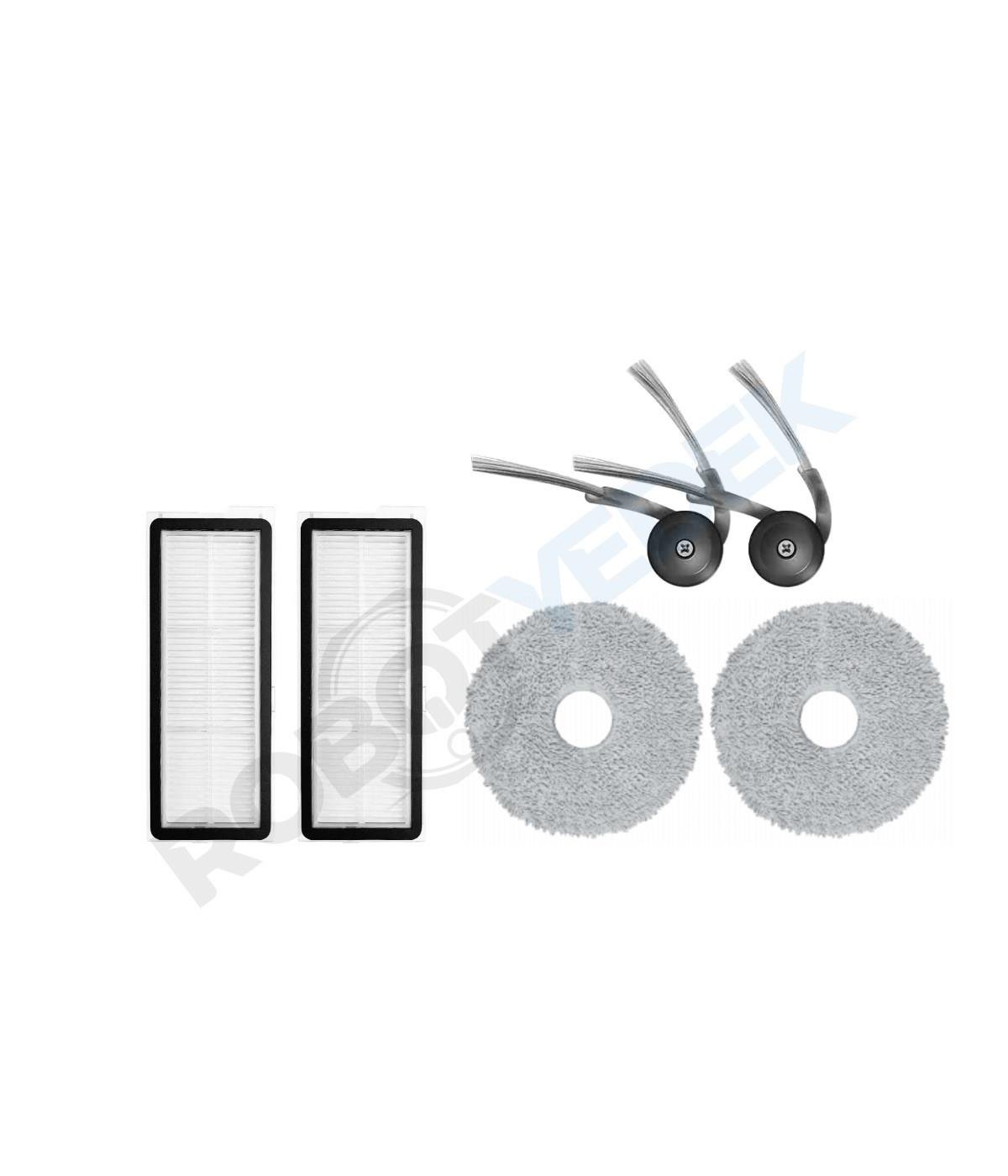 Roborock QRevo Edge 5V1 Uyumlu Hepa Filtre Yan Fırça Mop-6 Parça