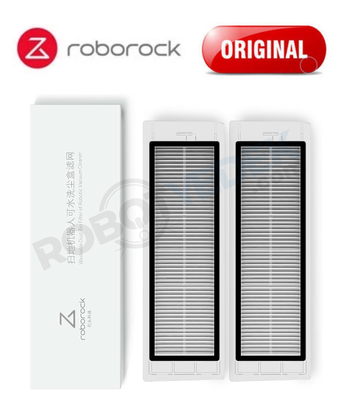 Roborock S50/S55 Uyumlu Orijinal 2 Adet Hepa Filtre