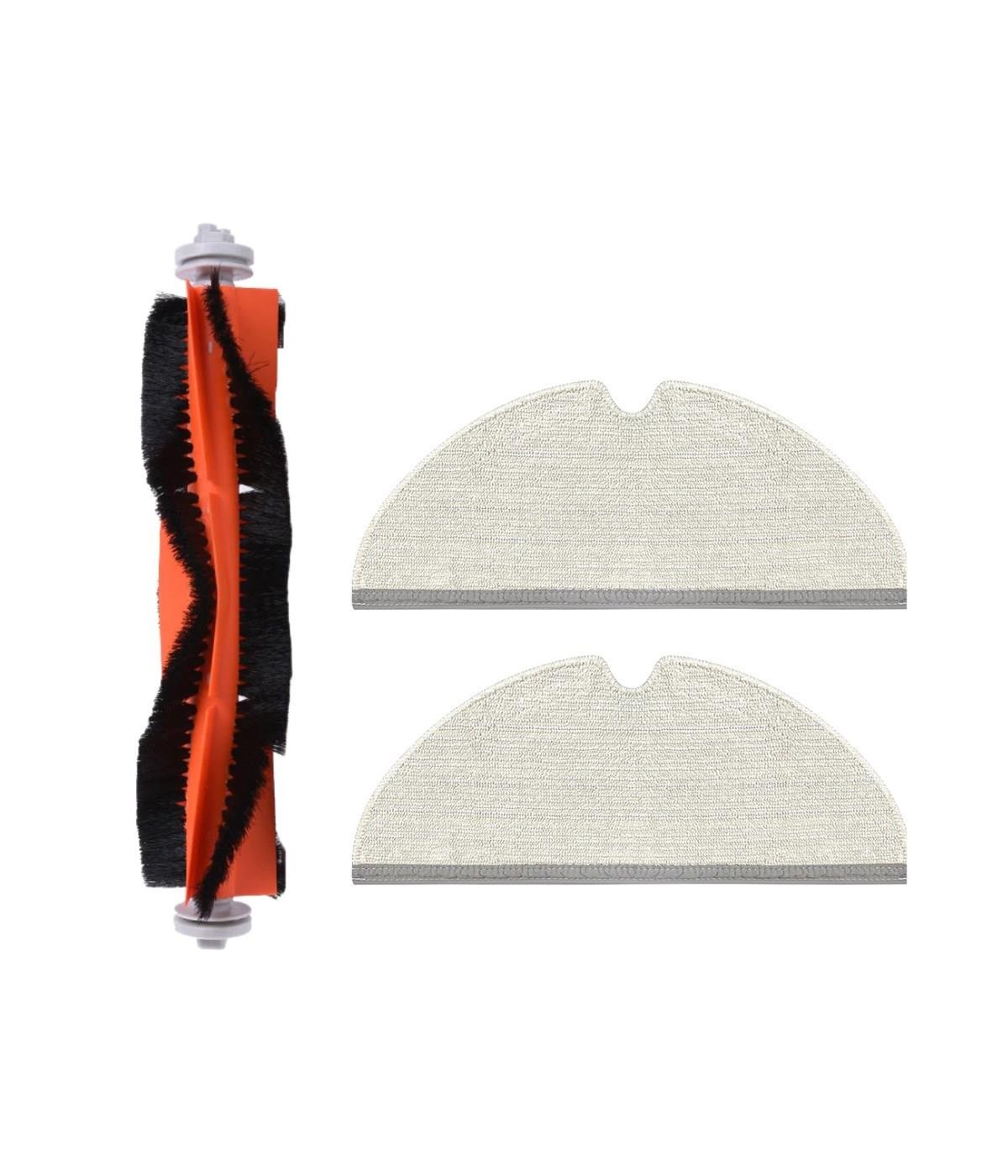 Roborock S50/S55 Uyumlu Yedek Ana Fırça ve Mop-3 Parça