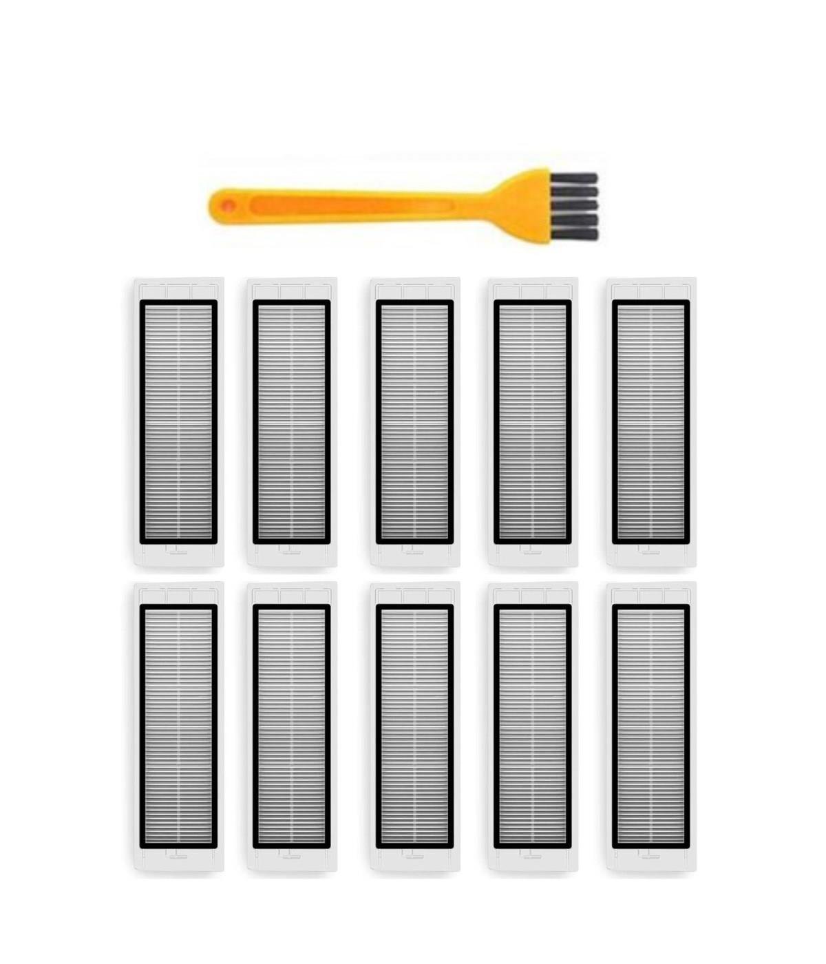 Roborock S50/S55 Uyumlu Yedek Hepa Filtre ve Temizleme Fırçası-11 Parça