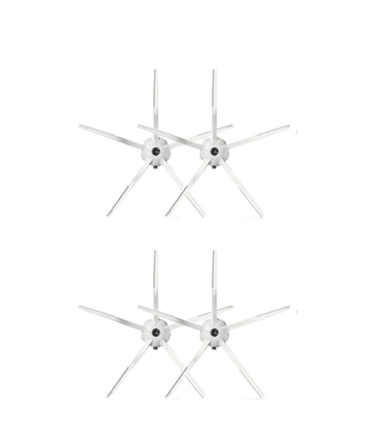 Roborock S7 Beyaz Uyumlu Yedek 4 Adet Beyaz Yan Fırça