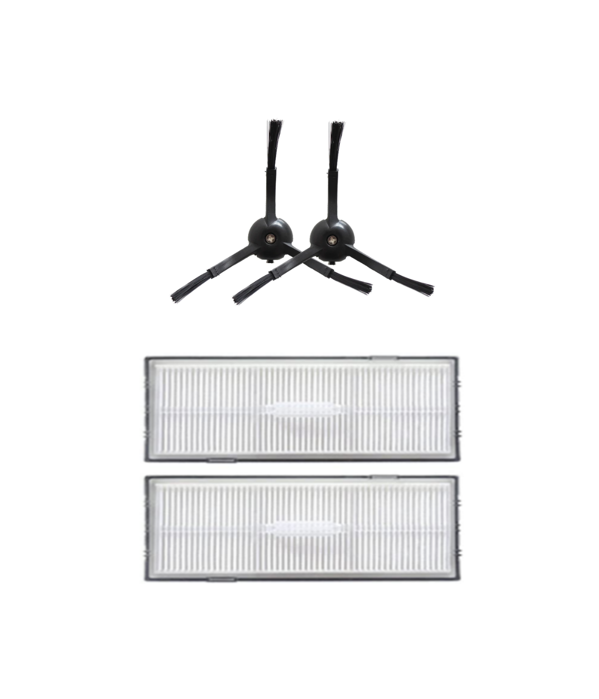 Roborock S7 Max Ultra Uyumlu Yedek Hepa Filtre ve Yan Fırça-4 Parça