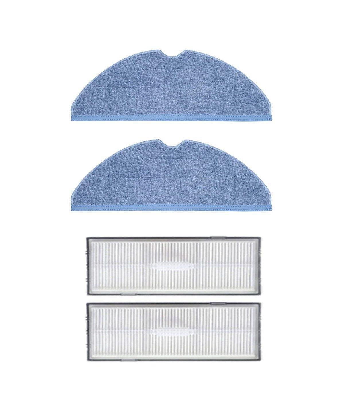 Roborock S7 Max Ultra Compatible Spare Mop and Hepa Filter-4 Pieces